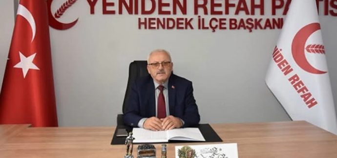 Yeniden Refah Partisi Hendek İlçe Başkanı Hüdaverdi BAHADIR ’ndan 23 Nisan Mesajı