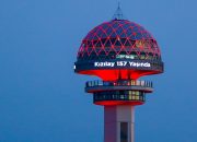 Kızılay’ın 157. Kuruluş Yıldönümünde Simgesel Yapılar Kırmızıya Büründü