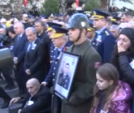 Şehit Pilot Binbaşı İbrahim Bolat İzmir’de son yolculuğuna uğurlandı