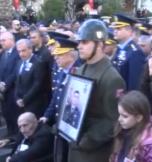 Şehit Pilot Binbaşı İbrahim Bolat İzmir’de son yolculuğuna uğurlandı