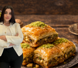 Gaziantepli Ömer Köşkeroğlu Baklavaları Sahibi Tuğçe Köşkeroğlu, baklavanın  faydası hakkında  bilgi verdi: