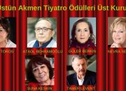 ÜSTÜN AKMEN TİYATRO ÖDÜLLERİ SEÇİCİ KURULU, 2024-2025 SEZONUNDA YARIŞACAK OLAN İLK 5 ADAYLIKLARI AÇIKLADI….