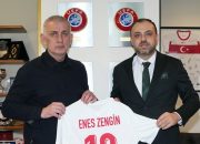 Enes Zengin, TFF Başkanı Hacıosmanoğlu’nu Ziyaret Etti