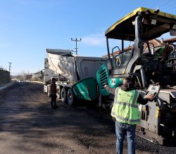 Altındere’de altyapının ardından üstyapı da yenileniyor