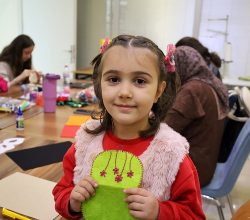 Anne ve çocuklar SAMEK’te birlikte üretti