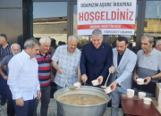 Sakarya Sandalyeciler ve Mobilyacılar Esnaf ve Sanatkarlar Odası aşure Dağıttı