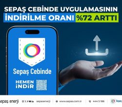 Sepaş Cebinde uygulamasının indirilme oranı yüzde 72 arttı