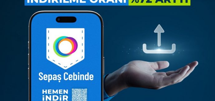 Sepaş Cebinde uygulamasının indirilme oranı yüzde 72 arttı