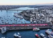 Türkiye, Filistin için ayakta! Galata Köprüsü’nde 500 bin kişi