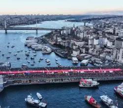 Türkiye, Filistin için ayakta! Galata Köprüsü’nde 500 bin kişi