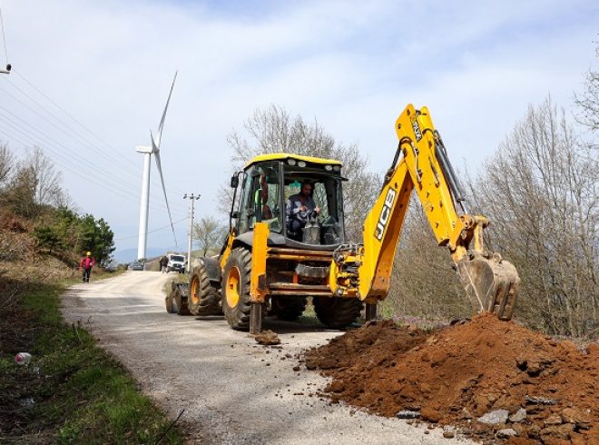 SASKİ, Geyve’de heyelanda zarar gören hattını güçlü bir temelle sil baştan yeniledi