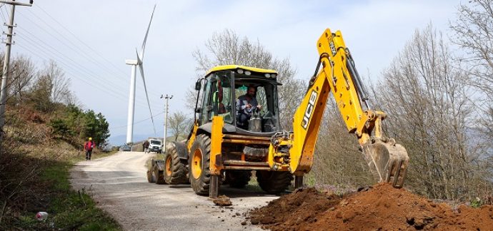 SASKİ, Geyve’de heyelanda zarar gören hattını güçlü bir temelle sil baştan yeniledi