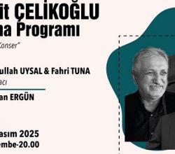 Dillerden Düşmeyen Şarkıların Ustası Halit Çelikoğlu, Serdivanda Özel Bir Gecede Anılacak