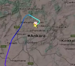 Libya heyetini taşıyan özel bir jet Haymana civarında düştü