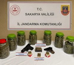 Adapazarı, Hendek ve Serdivan ilçelerinde  yılbaşı öncesi uyuşturucu ve silah operasyonu: 2 tutuklama