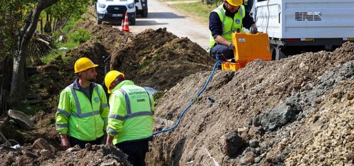 Kaynarca Osmanlı Mahallesi’nin ana iletim hattı SASKİ ile güvence altına alınıyor