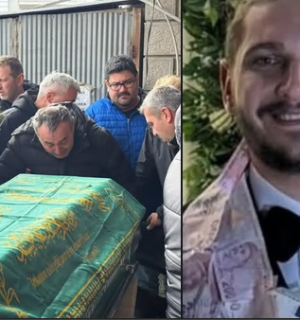 Otoyoldaki feci kazada ölen Burak Gökhan son yolculuğuna uğurlandı