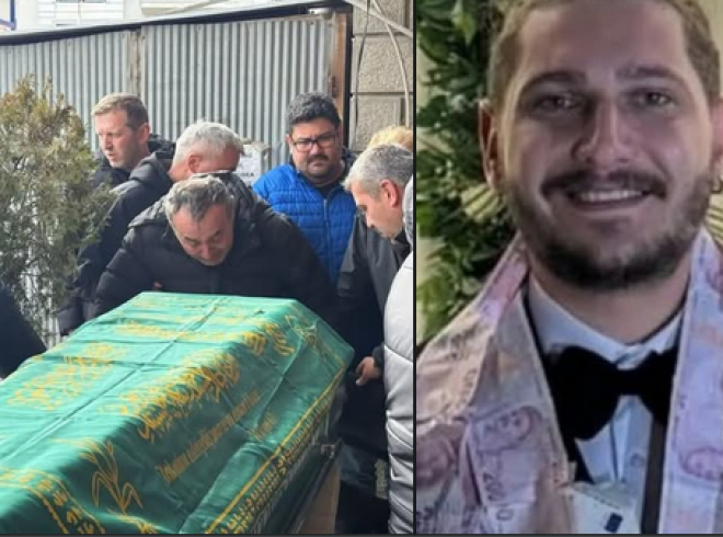 Otoyoldaki feci kazada ölen Burak Gökhan son yolculuğuna uğurlandı