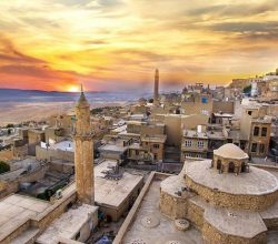 Midyat, kış  turizmine  imza attı.