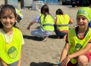 Depremi yaşayan minikler Sakarya’nın doğal güzelliklerine hayran kaldı