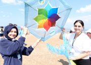 Büyükşehir’in minikleri Paraşüt Tepe’de gökyüzünü renklerle boyadı