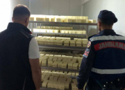 Pamukova İlçesinde  5 ton tarihi geçmiş kaşar ele geçirildi