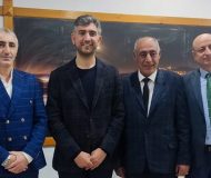 CHP Arifiye İlçe Başkanı Ali Gökpınar, ilçe yöneticileri Nihat Arda Şahine’e hayırlı olsun ziyaretinde bulundu