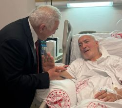 Ali İnci’den Sadettin Tantan’a geçmiş olsun ziyareti