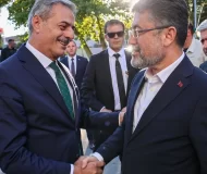 Sakarya’ya gelen Tarım ve Orman Bakanı İbrahim Yumaklı, Büyükşehir Belediyesi’ni ziyaret etti.