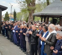 Dr. Cihan Kolip’in vefat eden babası İzzet Kolip, Hendek’te son yolculuğuna uğurlandı